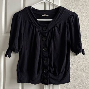 (Vintage Y2K) Limited Too mid length cropped button-down top (size 16 girls)